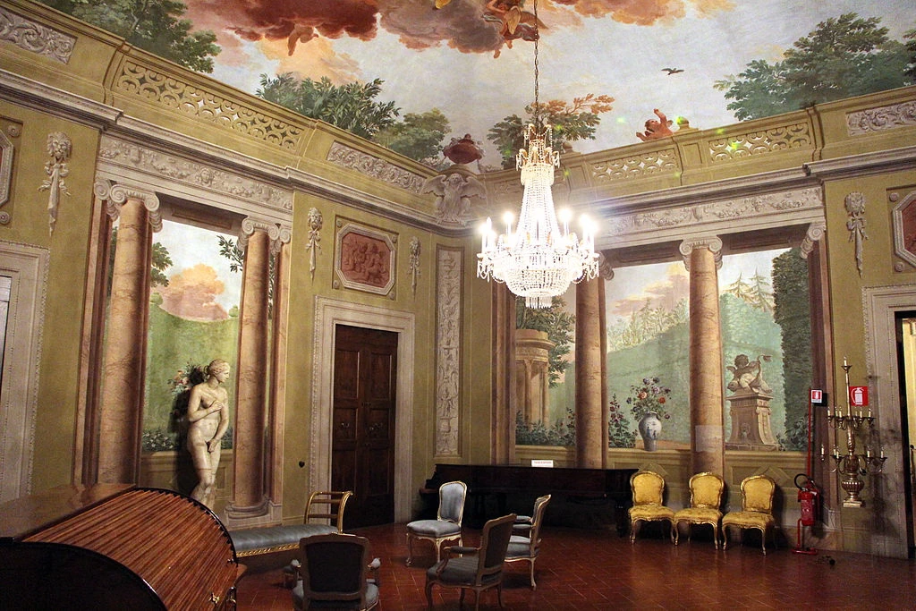Villa di Poggio Imperiale - Appartamento leopoldino, Sala delle quattro stagioni